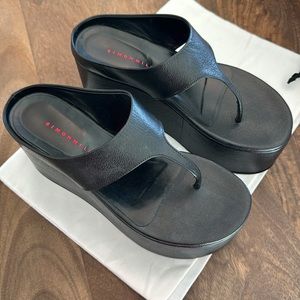 Simon Miller Floater thong platform sandal black 36